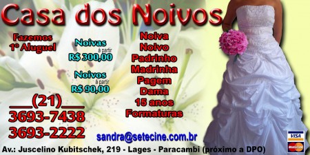 Casa dos Noivos Aluguel de roupas